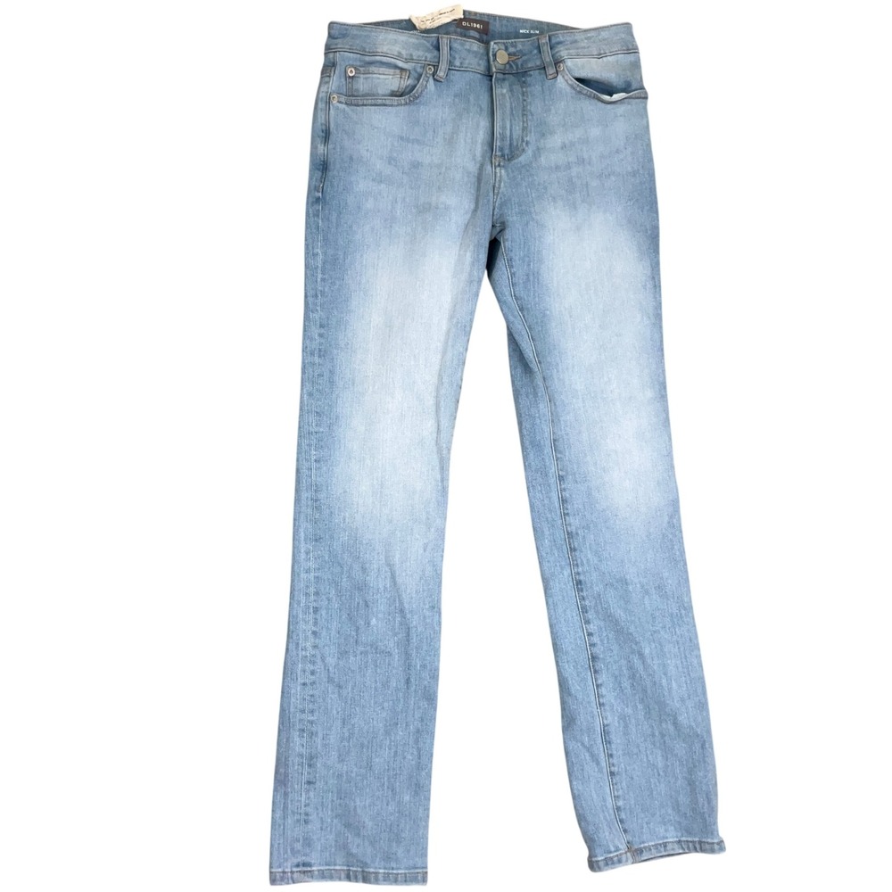 DL1961 Nick Jeans Mens 30W 32L Lite Surf Blue Slim Performance Stretch 1125532